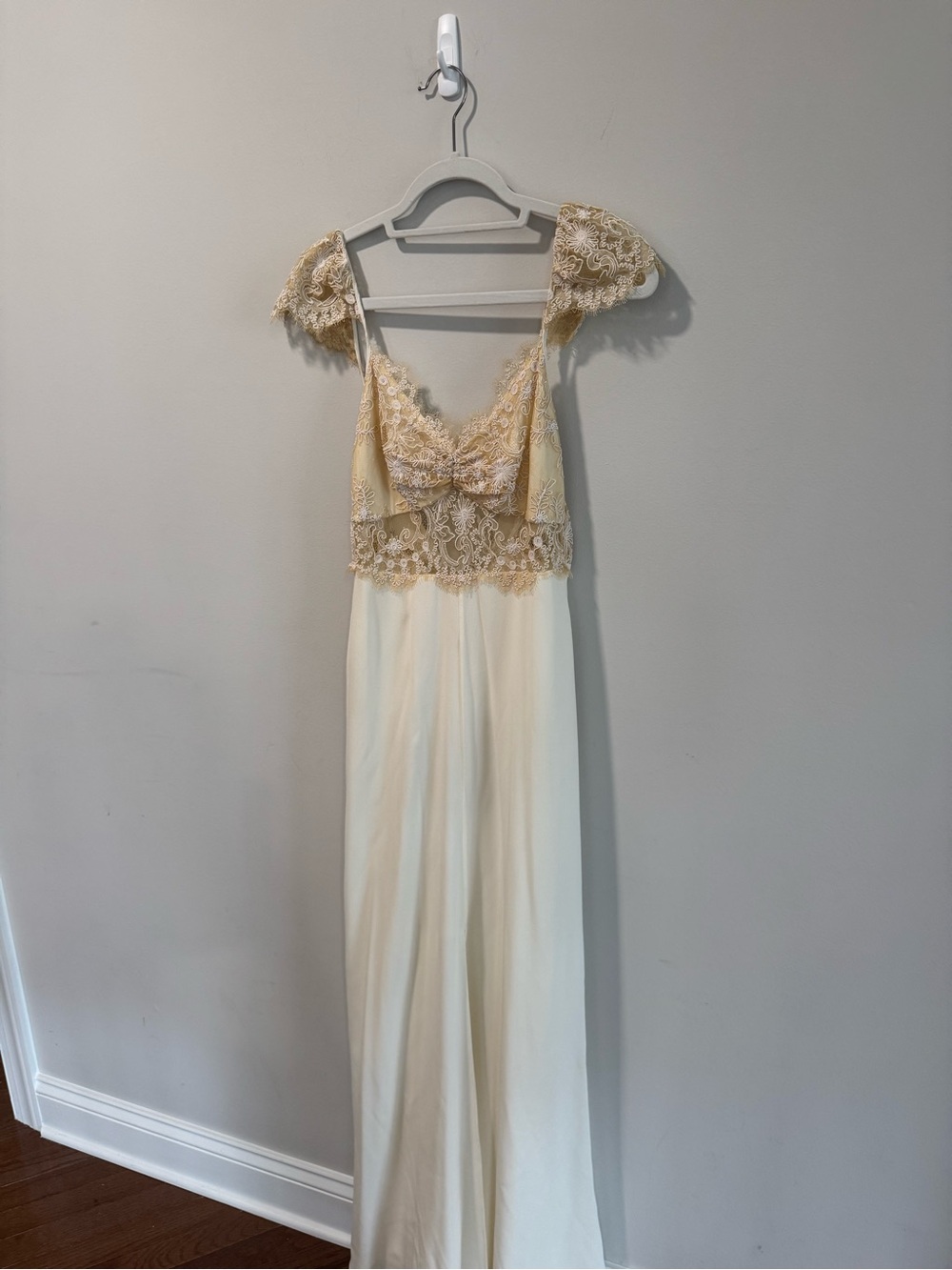 limited edition Free People Cream, Ivory Lace Maxi Dress - Picture 4 of 12